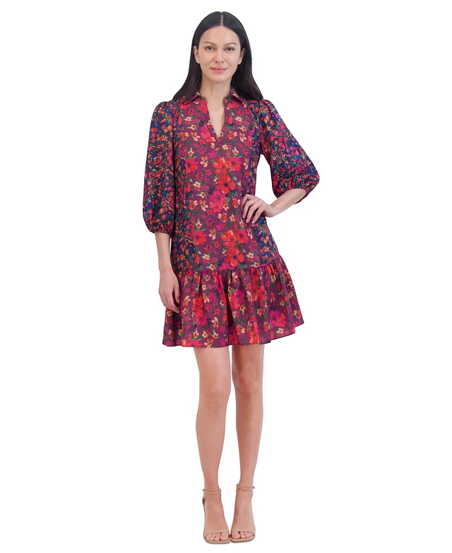 jessica howard floral print fit & flare dress Jessica Howard Women's Floral-Print Fit & Flare Dress