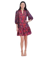 Jessica Howard Petite Floral-Print Fit & Flare Dress