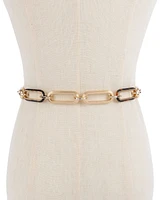 Michael Kors Women's Logo Chain Belt with Resin Link