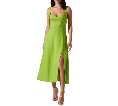 Astr the Label Women's Estella Sweetheart-Neck Midi Dress