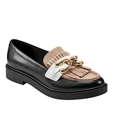 Marc Fisher Women's Calisto Slip-On Almond Toe Casual Loafers