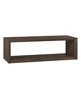 Hudson & Canal Osmond 58" Wide Rectangular Coffee Table in Alder