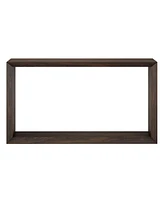 Hudson & Canal Osmond 55" Wide Rectangular Console Table in Alder