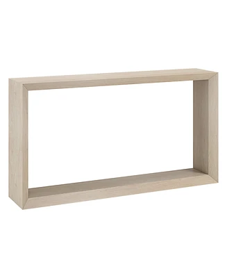 Hudson & Canal Osmond 55" Wide Rectangular Console Table in Alder