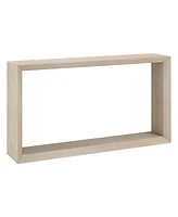Hudson & Canal Osmond 55" Wide Rectangular Console Table in Alder