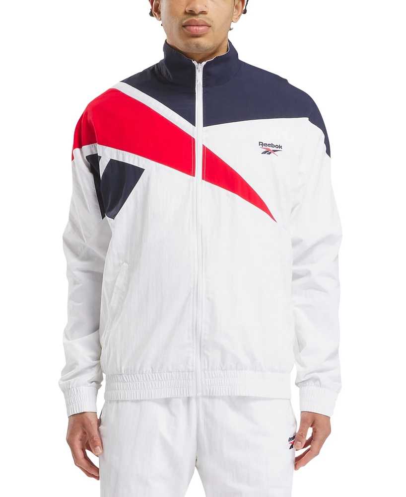 Reebok Men's Classics Vector Zip-Front Track Jacket