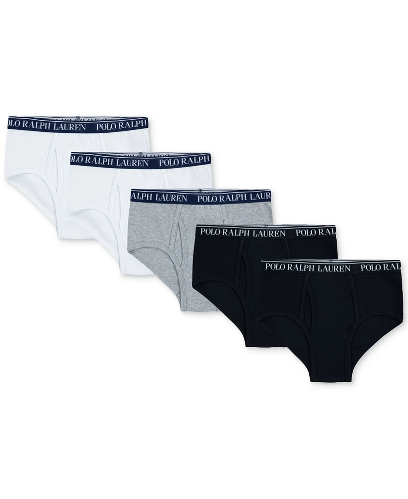 Polo Ralph Lauren Big Boys Stretch Briefs, Pack of 5