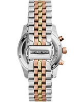 Michael Kors Women's Lexington Tri-Tone Stainless Steel Watch 38mm - Tri