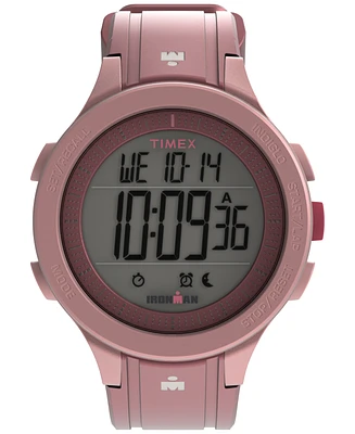 Timex Unisex Ironman T200 Quartz Digital Silicone Strap 42mm Round Watch