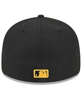 New Era Men's Black Pittsburgh Pirates 2024 Armed Forces Day Low Profile 59FIFTY Fitted Hat