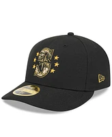 New Era Men's Black Seattle Mariners 2024 Armed Forces Day Low Profile 59FIFTY Fitted Hat