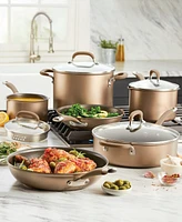 Circulon Premier Professional Hard-Anodized Aluminum 10-Pc. Cookware Set