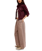 Free People Women's Sweet Talk Pleat-Front Chino Pants