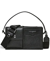 Karl Lagerfeld Paris Porte Small Leather Crossbody