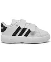 Adidas Toddler Kids' Grand Court 2.0 Fastening Strap Casual Sneakers from Finish Line