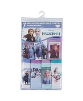 Frozen "Days of the Week" 7Pack Big Girls Underwear