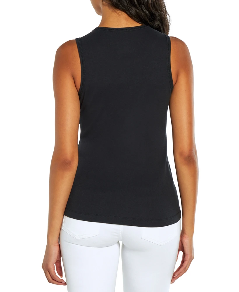 Three Dots Women's Crewneck Tank Top