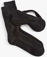 Charter Club Cashmere Sleep Mask + Socks Boxed Gift Set, Created for Macy's