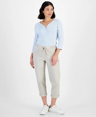 Style & Co Women's Pull On Cuffed Pants, Regular Petite