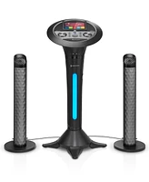 Singing Machine, Wi-Fi Karaoke Machine for Adults, Black - Karaoke Pedestal with 7" Touchscreen Display, Built