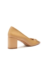 Schutz Women's Arissa Square Toe Mid Block Pumps