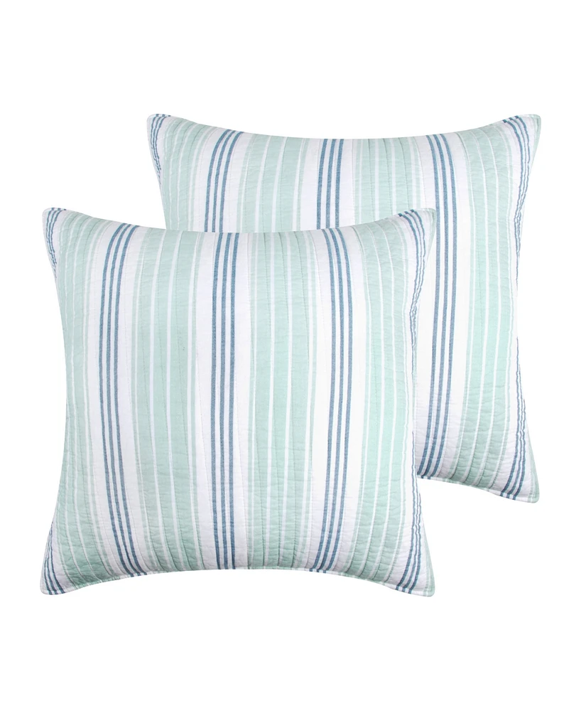 Levtex Home Ocean Meadow 2-Pc. Sham Set, European