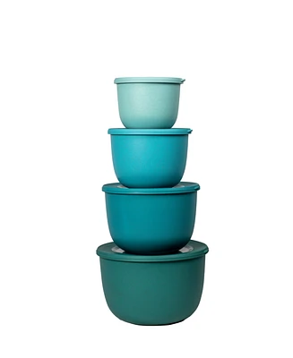 Stackable Mixing Bowls with Lids Set, Set of 8