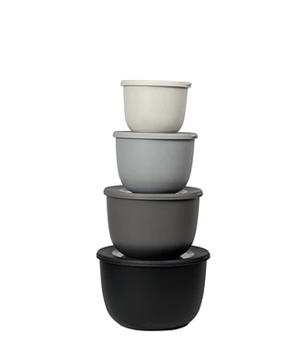 Stackable Mixing Bowls with Lids Set, Set of 8