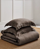 Levtex Washed Linen Solid Duvet Cover