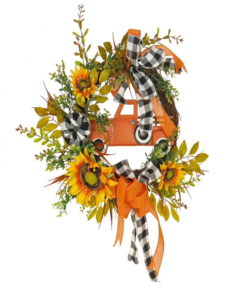 National Tree Company 26" Harvest Wreath Decoration