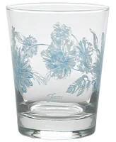 Fiesta Botanical Floral 15-Ounce Dof Double Old Fashioned Glass Set of 4