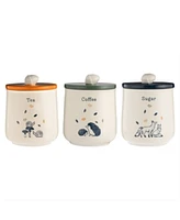 Price & Kensington Woodland Set of 3 Storage Jars