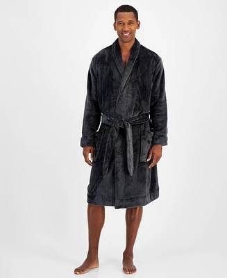 Club Room Men's Plush Pajama Robe, Created for Macy's