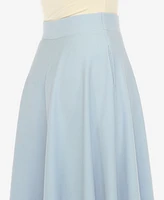 Women's Flared Skirt with Pockets