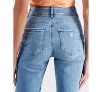 Guess Women's Embellished Shape Up Straight Leg Jeans