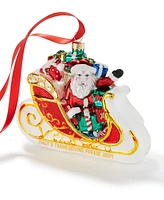 Holiday Lane 2024 Sleigh Santa Ornament, Created for Macy's