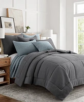Levtex Mills Waffle Textured 2-Pc. Comforter Set, Twin/Twin Xl
