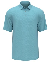 Pga Tour Men's Short-Sleeve Geo Jacquard Performance Polo Shirt