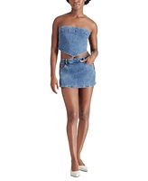 Steve Madden Women's Suri Strapless Denim Top