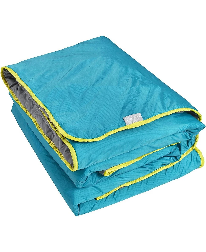 ECR4Kids Lightspeed Outdoors Sundown Camp Quilt, Teal