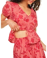 Adore Me Women's Elisabetta Pajama Blouse And Shorts Set