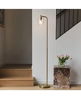 Brightech Elizabeth 66" Led Contemporary Floor Lamp with Glass Shade