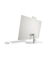 Hp 23.8" All-in-One Desktop Computer Amd Athlon Silver 7120U 8GB Ram 256 Gb PCIe NVMe M.2 Ssd Storage 1920 x 1080FHD - Shell White