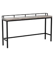 Tribesigns 70.9 inch Extra Long Sofa Table Rustic Industrial Console Table Behind Couch, Narrow Entryway Hallway Table Skinny Sofa Bar Table for Livin