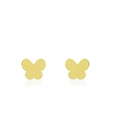 The Lovery Gold Butterfly Stud Earrings