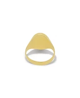 The Lovery Oval Signet Ring 14K Gold