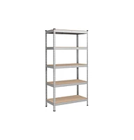 Slickblue 5-Tier Storage Shelves, Garage Storage, Boltless Assembly, Adjustable Shelving Unit