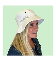 Headbands of Hope Denim Bucket Hat - White Wash