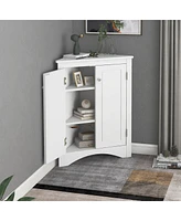 Streamdale Furniture Adjustable Shelf Bathroom Storage Cabinet