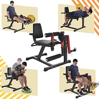 Streamdale Furniture Adjustable Leg Extension and Curl Machine for Home Gym